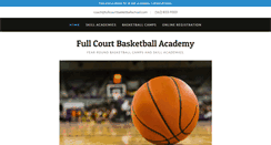 Desktop Screenshot of fullcourtbasketballschool.com