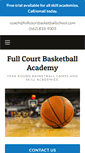 Mobile Screenshot of fullcourtbasketballschool.com